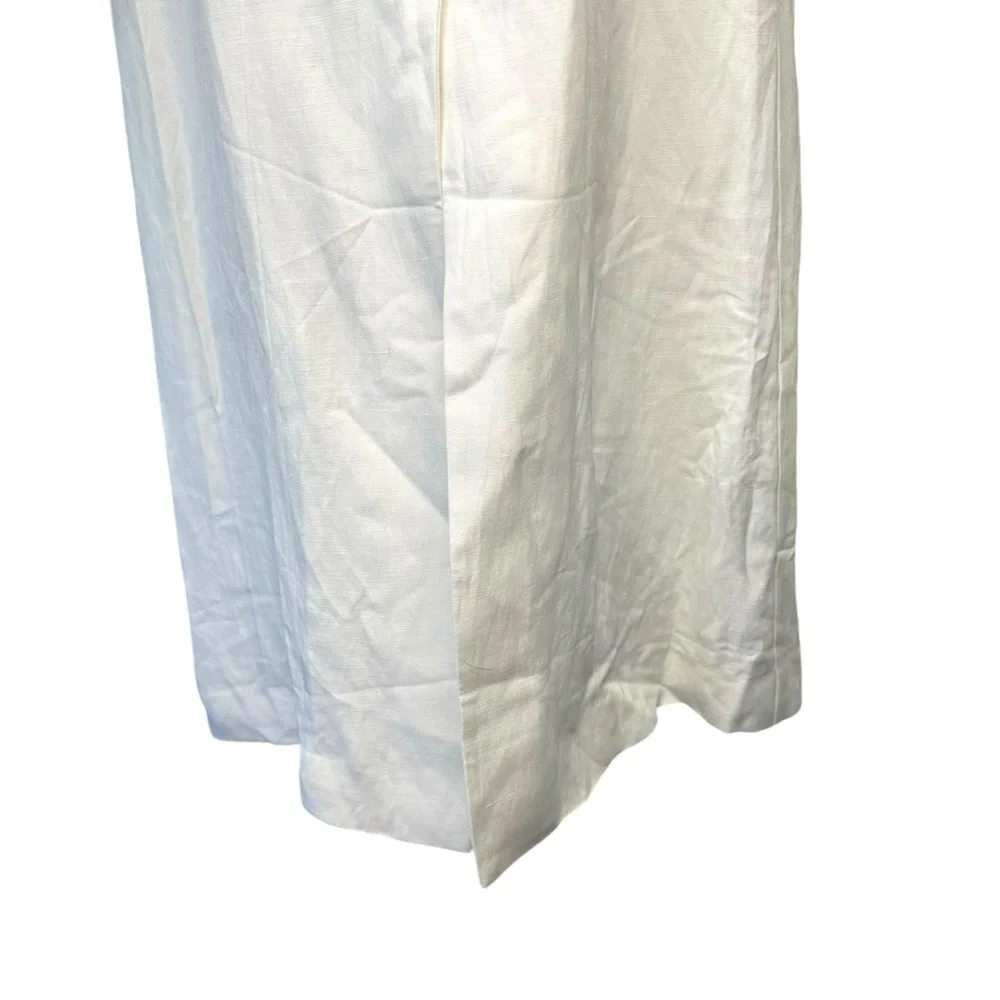 Tuckernuck NEW White Leighton Sleeveless Linen Button Down Midi Dress XS - Picture 8 of 11